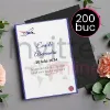Poza cu Pachet 200 invitatii tiparite de nunta cu plic negru